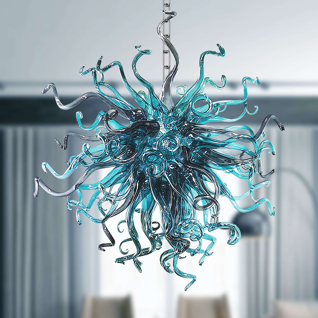 How do I clean and maintain a hand-blown glass chandelier|shoes2024?